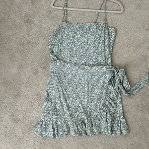 Free People Mint Floral Dress
